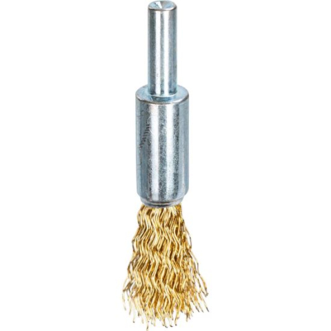 Accesorii scule electrice - Perie sarma alama, tip cupa, cu tija, 12 mm, Richmann