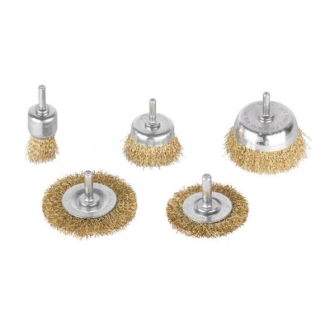 BRICOLAJ ELECTRIC - Perie sarma, circulara, cu tija, 5 buc, Strend Pro
