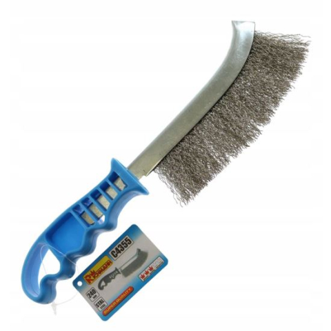 Accesorii slefuire - Perie sarma inox, semiluna, 240 mm, Richmann 