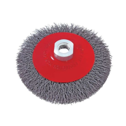 Accesorii scule electrice - Perie sarma otel, circulara, M14, 115 mm, Beorol
