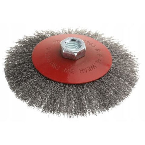 Accesorii scule electrice - Perie sarma otel, circulara, M14, 125 mm, Condor