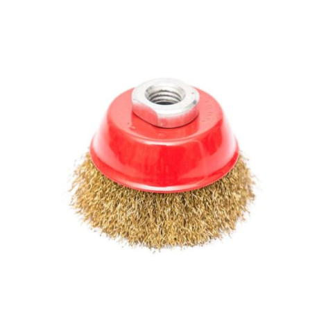 Accesorii scule electrice - Perie sarma, tip cupa, M14, 65 mm, Beorol
