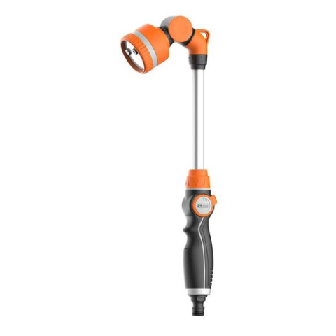 Pistoale pentru stropit - Pistol stropit gradina, lung, tip dus, 3 moduri, cap rotativ 90°, plastic, metal, Richmann Exclusive