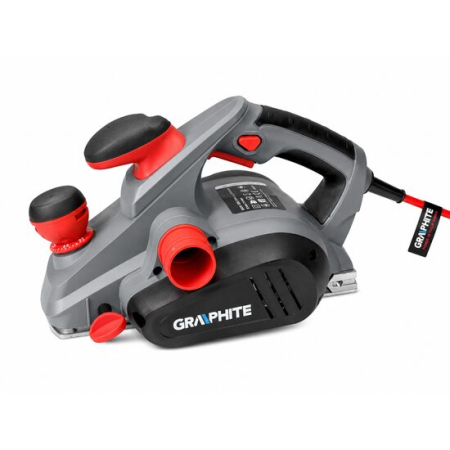 Bricolaj Electric/Slefuitoare electrice - Rindea electrica, compacta, pentru rindeluit usi, parchet si lemn, 850 W, 82 mm / 3 mm, 16500 rpm, Graphite
