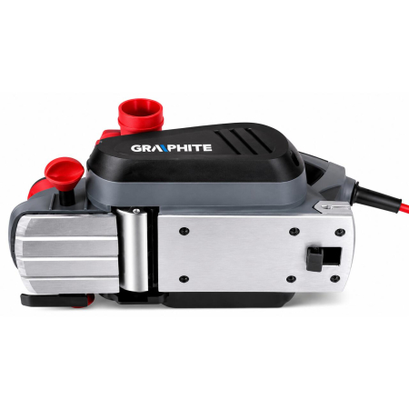 Rindea electrica, compacta, pentru rindeluit usi, parchet si lemn, 850 W, 82 mm / 3 mm, 16500 rpm, Graphite [1]