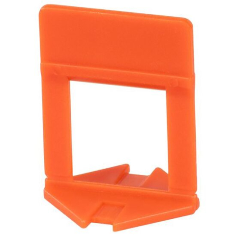 Accesorii pentru montat gresie si faianta - Set 100 distantiere/cleme/clipsuri pentru nivelare si aliniere a placilor ceramice, 2 mm, Strend Pro