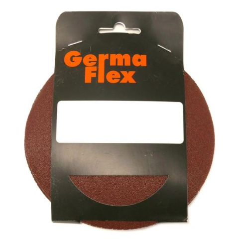Accesorii slefuire - Set 5 abrazive/smirghel cu scai, P60, 150 mm, Germa Flex