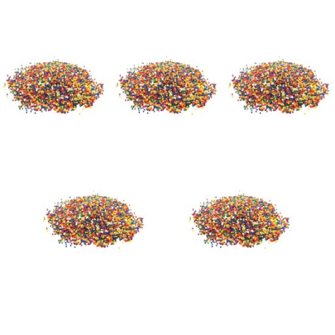 Accesorii gradinarit - Set 5 bile decorative hidrogel, pentru udarea plantelor, multicolor, 5 g