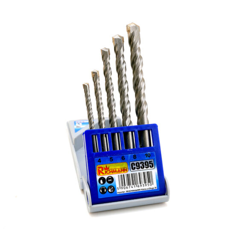 BRICOLAJ ELECTRIC - Set 5 burghie pentru beton, HSS, 4-10 mm, Richmann