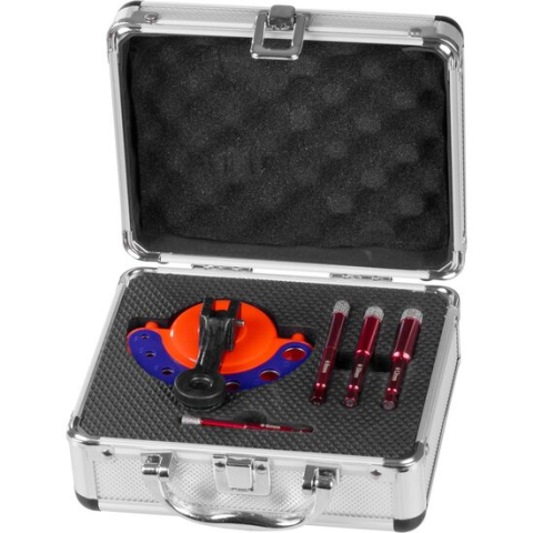 Seturi si accesorii pentru gaurit si insurubat - Set burghie diamantate cu ghidaj, 5 piese, 6-8-10-12 mm, HEX, Strend Pro Premium