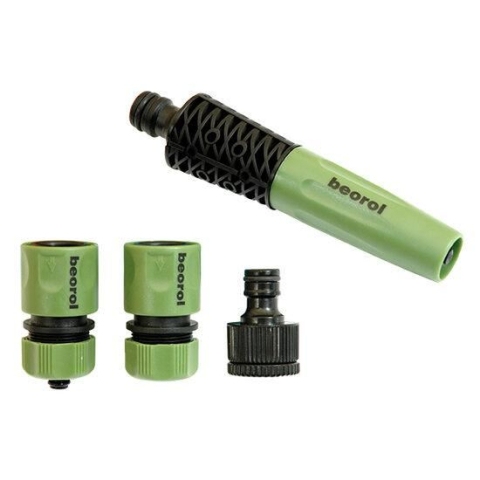 Pistoale pentru stropit - Set de stropit, duza furtun cu accesorii, 5 piese, Beorol