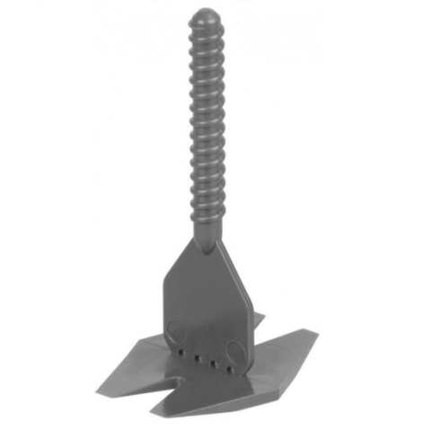 Accesorii pentru montat gresie si faianta - Set distantiere pentru sistem de nivelare si aliniere a placilor ceramice, LS122, gri, 100 buc, 1.5 mm 