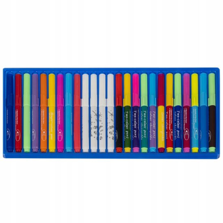 Birotica & Papetarie/Accesorii prezentare - Set markere/carioci, Maaleo, efecte speciale, diverse culori, 25 buc