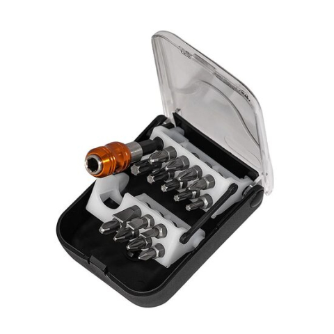 Seturi si accesorii pentru gaurit si insurubat - Set varfuri, biti, adaptor magnetic, 17 buc, 25 mm, Richmann Exclusive