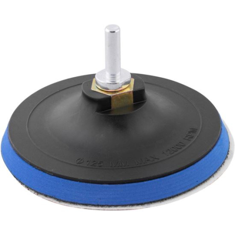 Accesorii slefuire - Suport cauciuc cu scai, pentru flex/masina gaurit, 125 mm, Richmann