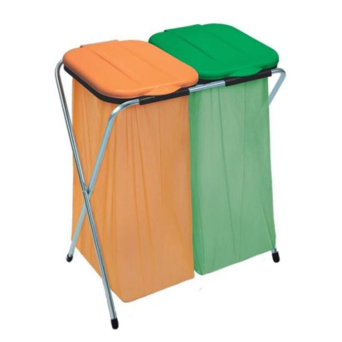 GOSPODARIE - Suport pentru 2 saci de gunoi 66x42x78 cm ECOFIX, Strend Pro