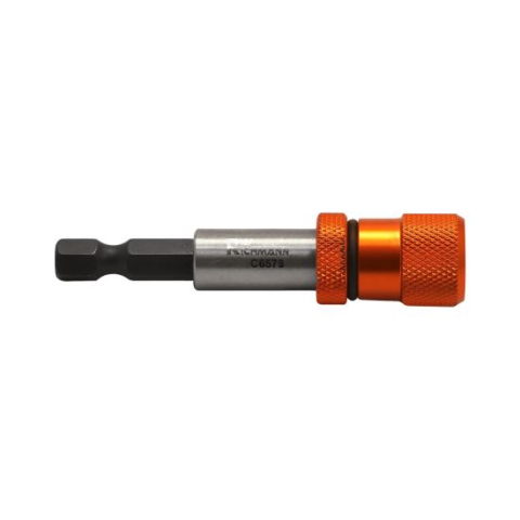 Seturi si accesorii pentru gaurit si insurubat - Suport varfuri, biti, cu reglare, magnetic, 1/4", 65 mm, Richmann Exclusive
