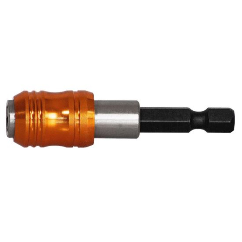 Seturi si accesorii pentru gaurit si insurubat - Suport varfuri, biti, schimbare rapida, 1/4", 60 mm, Richmann Exclusive
