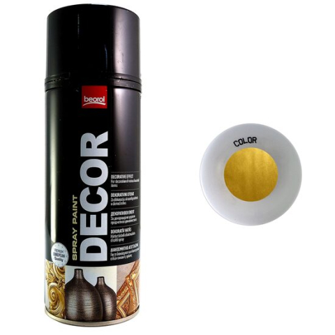 Vopsele si pigmenti/Vopsele spray acrilice - Vopsea spray acrilic Deco Gold Doratura, Auriu 400ml