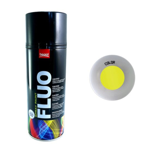 AMENAJARI INTERIOARE - Vopsea spray acrilic fluorescent galben Giallo 400ml