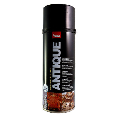 Vopsele si pigmenti/Vopsele spray acrilice - Vopsea spray acrilic foarte groasa cu efect antic gri deschis, Antique Grigio Chiaro 400ml