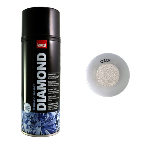 Vopsele si pigmenti/Vopsele spray acrilice - Vopsea spray acrilic metalizat Gri Grigio Argento 400ml