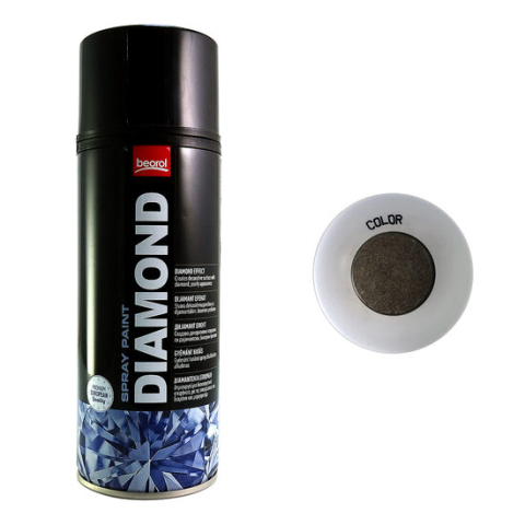 Vopsele si pigmenti/Vopsele spray acrilice - Vopsea spray acrilic metalizat Negru 400ml