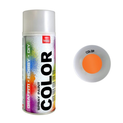 AMENAJARI INTERIOARE - Vopsea spray acrilic portocaliu Puro RAL2004 400ml