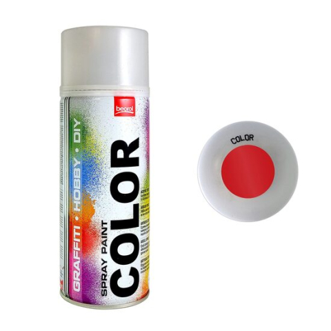 AMENAJARI INTERIOARE - Vopsea spray acrilic rosu Fuoco RAL3000 400ml