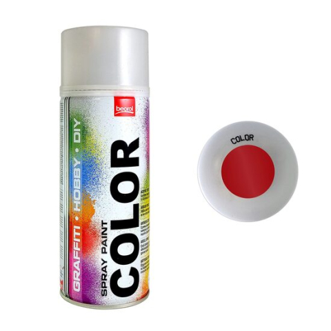 AMENAJARI INTERIOARE - Vopsea spray acrilic rosu Rubino RAL3003 400ml
