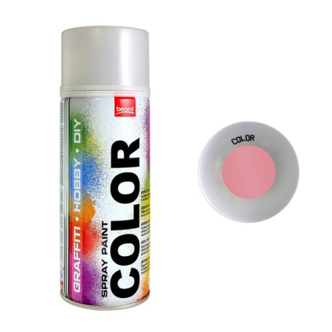 AMENAJARI INTERIOARE - Vopsea spray acrilic roz Chiaro RAL3015 400ml