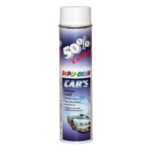 Vopsele si pigmenti/Vopsele spray acrilice - Vopsea spray auto DUPLI-COLOR Car's, acrilica, alb lucios, 600ml