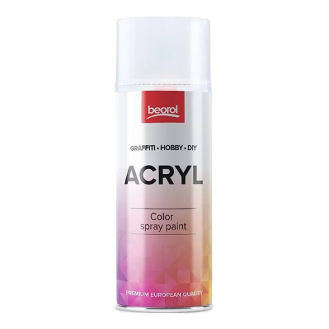 Vopsele si pigmenti/Vopsele spray acrilice - Vopsea spray Lac Transparent acrilic lucios 400ml