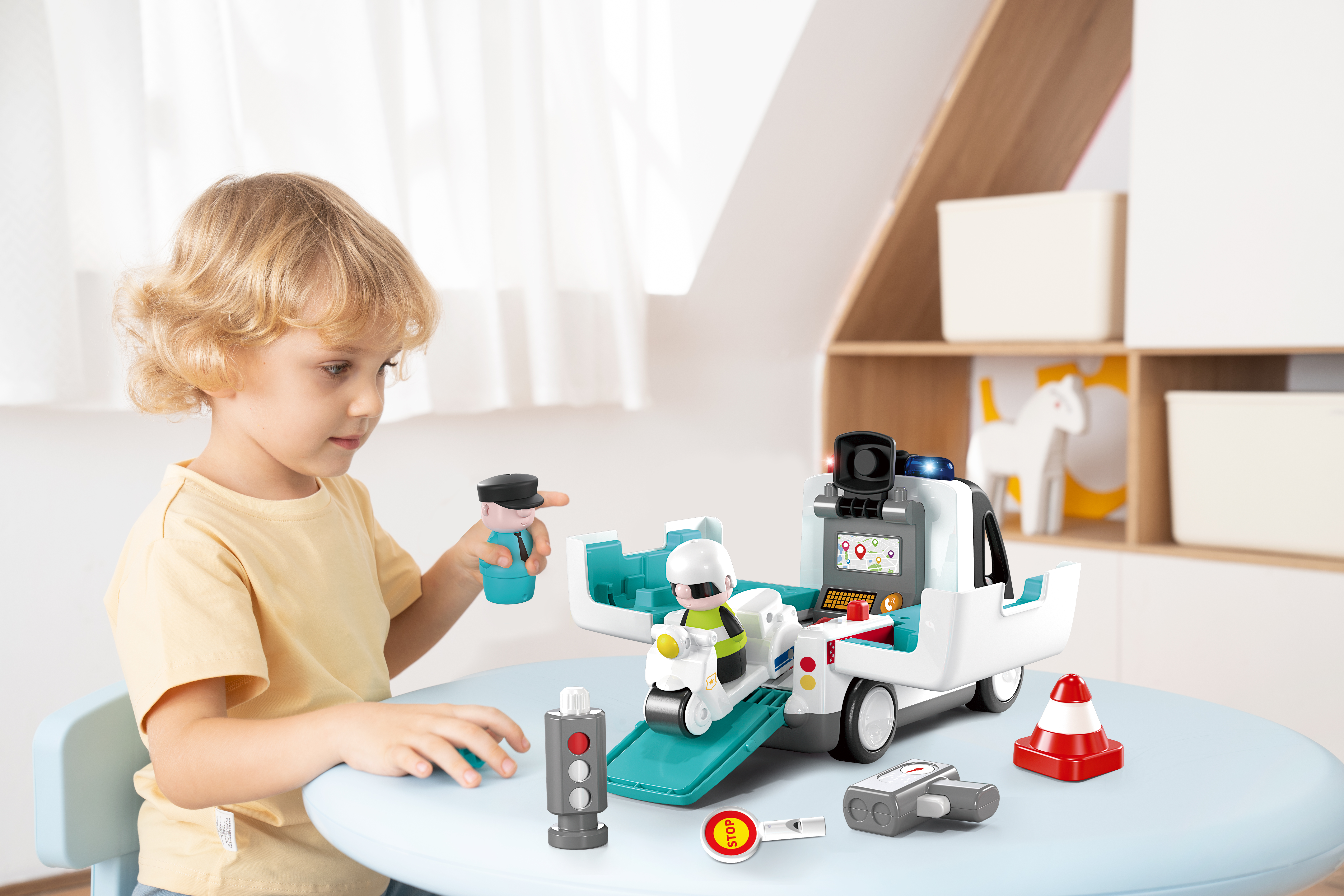 MASINA DE POLITIE EDUCATIVA 2IN1 [3]