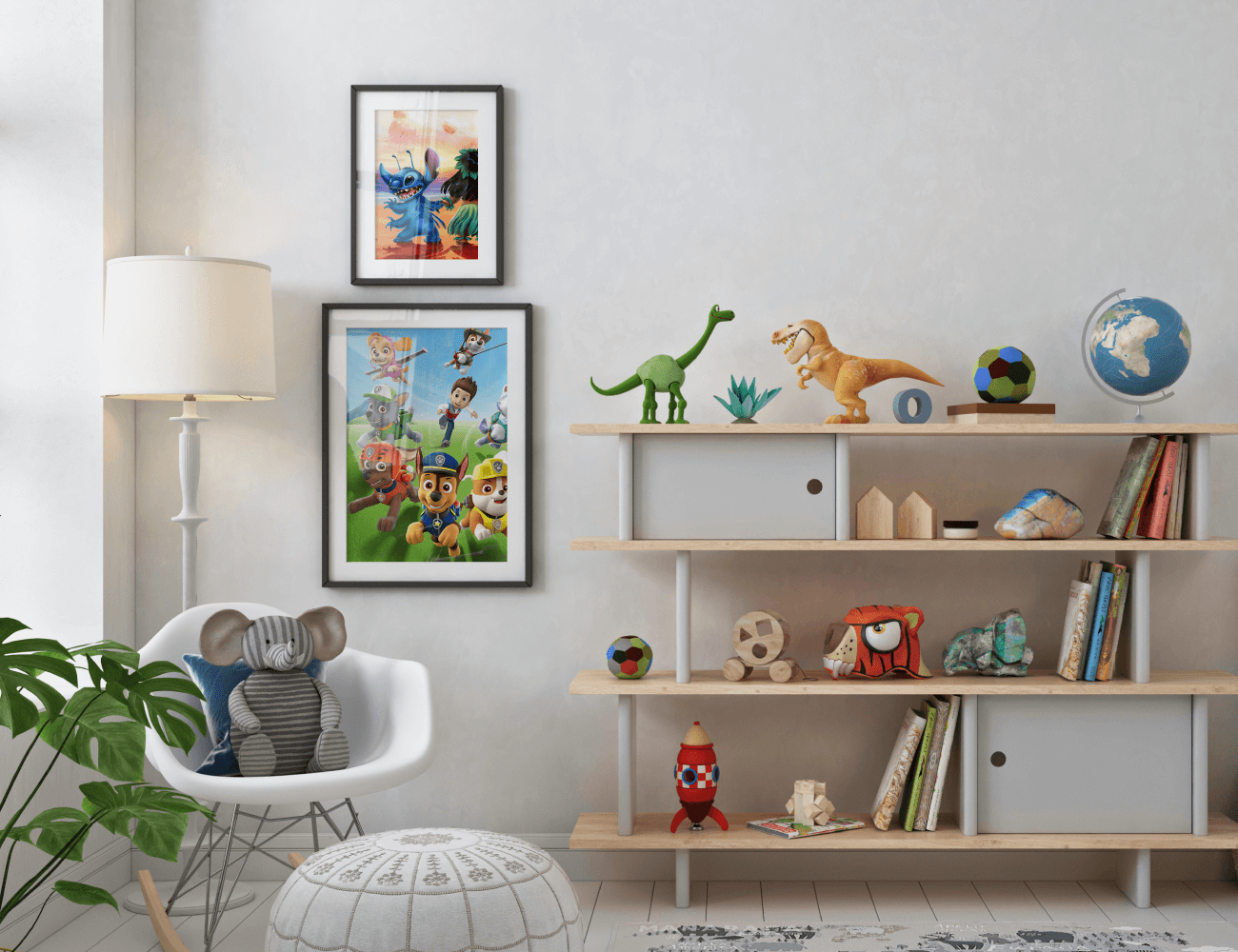 Creează un spațiu de poveste cu personajele preferate!