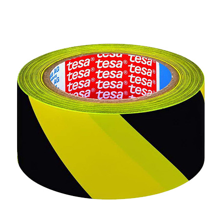 Benzi securizare - BANDA ADEZIVA MARCARE 50MM / 33M - GALBEN/NEGRU