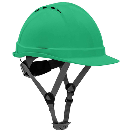 Import - CASCA DE PROTECTIE INDUSTRIALA VENTILATA / VERDE