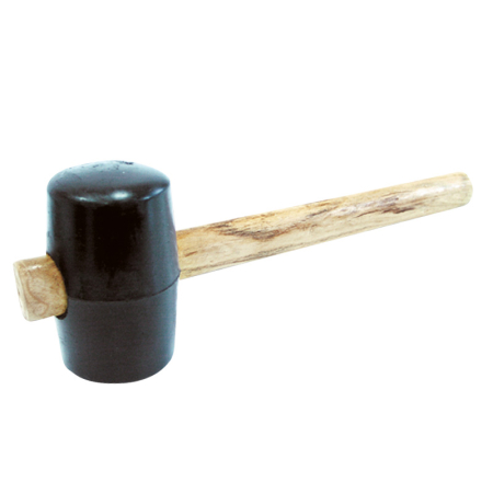 Ciocane - CIOCAN CAUCIUC CU MANER LEMN 58MM / 350G