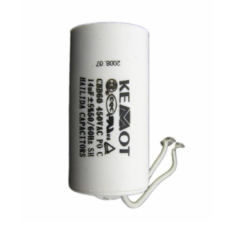 Consumabile si accesorii - CONDENSATOR MOTOR CU FIR CONECTOR - 14.00UF / 450V