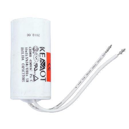 Consumabile si accesorii - CONDENSATOR MOTOR CU FIR CONECTOR - 6.00UF / 450V
