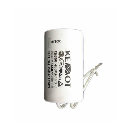 Consumabile si accesorii - CONDENSATOR MOTOR CU FIR CONECTOR - 7.50UF / 450V