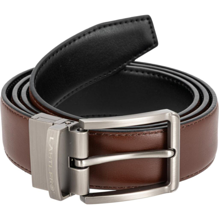 Accesorii echipamente - CUREA PIELE NATURALA REVERSIBILA / NEGRU-MARO / 100CM