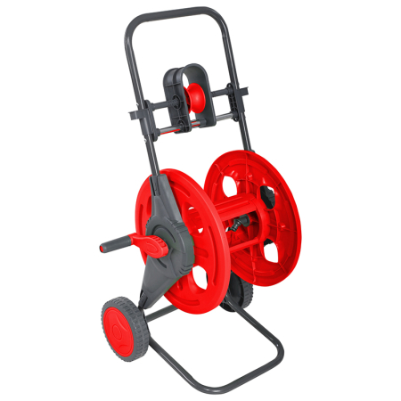 Irigaţii - DERULATOR FURTUN CU CARUCIOR SI GHIDAJ 1/2" / 40M