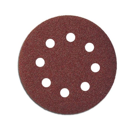 Accesorii abrazive - DISC ABRAZIV HARTIE CU ORIFICII 125MM - GR.80, 5/SET