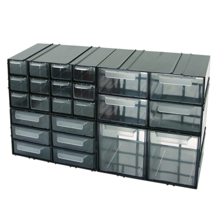 Organizare, depozitare, protectie - DULAP PLASTIC DIVERSIFICAT 230X125X140MM / 4 SERTARE