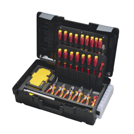 Truse si seturi de unelte - Felo 41387818, Trusa cu unelte VDE, Ergonic E-Slim in cutie XL-BOXX, 78 piese