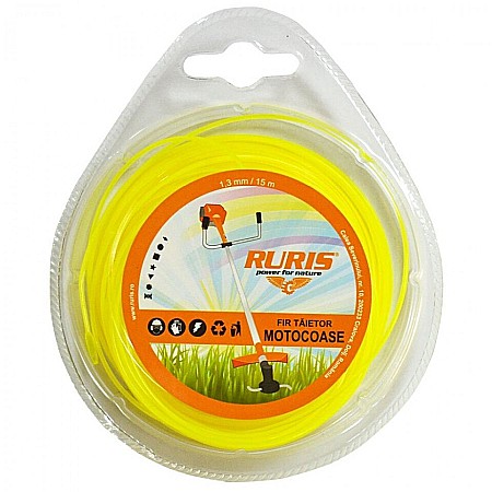 Piese si accesorii - Fir trimmer 1,3 mm rotund Ruris