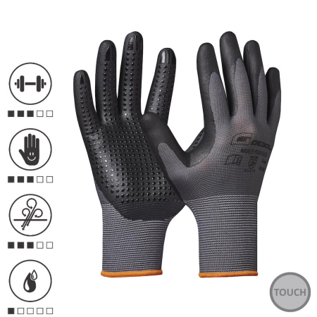 Organizare, depozitare, protectie - Gebol 709679, Manusi de protectie Multi Flex Eco, din poliester, uz profesional, marimea 11/XXL