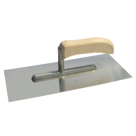 Gletiere - GLETIERA INOX CU MANER LEMN 270X130MM