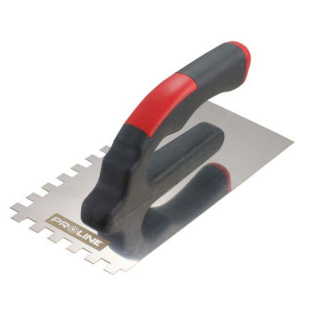 Gletiere - GLETIERA INOX DINTATA CU MANER PLASTIC 270X130/8MM